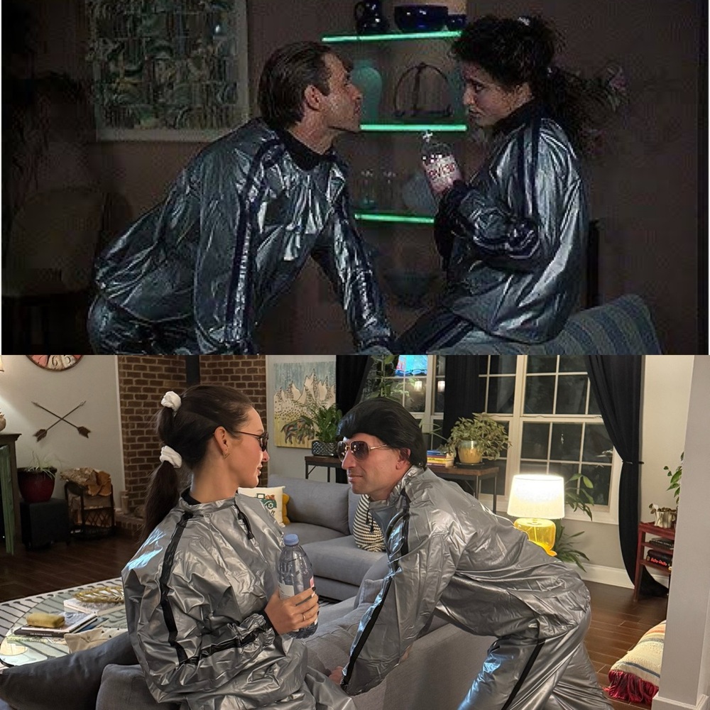 Silver Matching Tracksuits